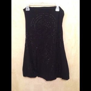 Strapless Girls Dress “Flowers By Zoe”